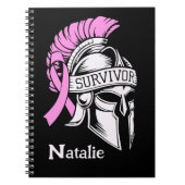 Überlebender Brustkrebs Notizblock (Vorderseite)