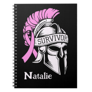 Überlebender Brustkrebs Notizblock