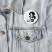 Überlebender der Nachtschicht Relatable Chibi-Kran Button (Beispiel)