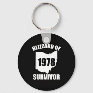 Überlebender des Blizzard von 1978 Lustig Ohio Win Schlüsselanhänger