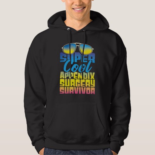 Überlebender einer Blinddarmoperation Appendektom Hoodie (Vorderseite)
