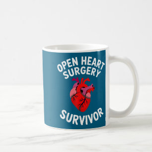 Überlebender einer Herzoperation Herzattacken-Krie Kaffeetasse