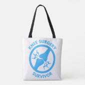 Überlebender einer Knieoperation Tasche (Rückseite)