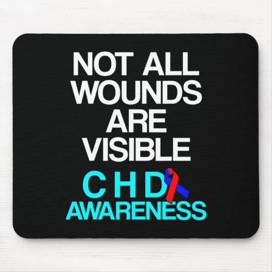 Überlebender eines angeborenen Herzfehlers CHD-Kri Mousepad (Vorne)