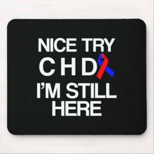 Überlebender eines angeborenen Herzfehlers CHD-Kri Mousepad