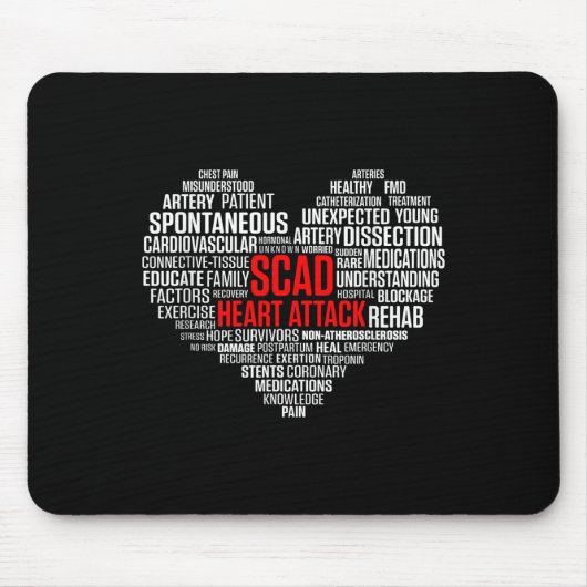 Überlebender eines Herzinfarktes, Patient Krieger  Mousepad (Vorne)