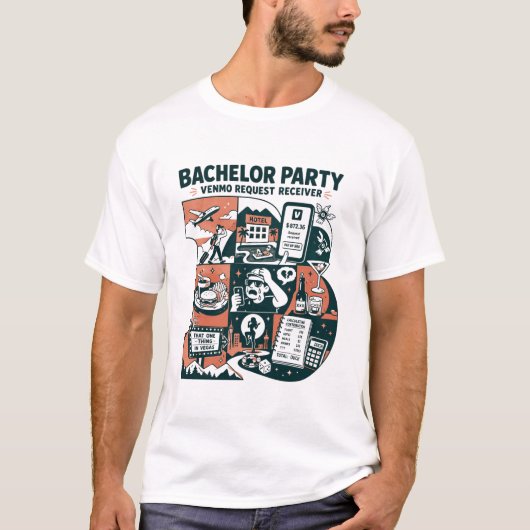 Überlebender eines Junggesellenabschied-Wochenende T-Shirt (Vorderseite)