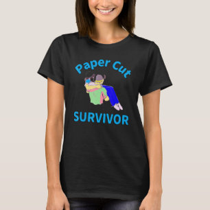 Überlebender eines Papier Schnitts Vintage Seltsa T-Shirt