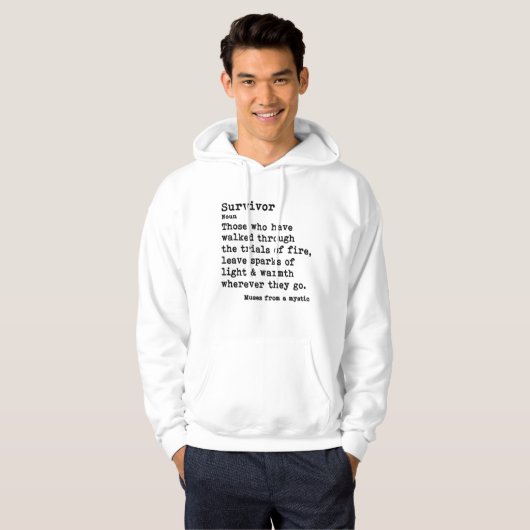 Überlebender: Hellfarbene Hoodies (Vorne ganz)