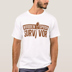 Überlebender Holzlöffel Lustiger Eltern Humor T-Shirt
