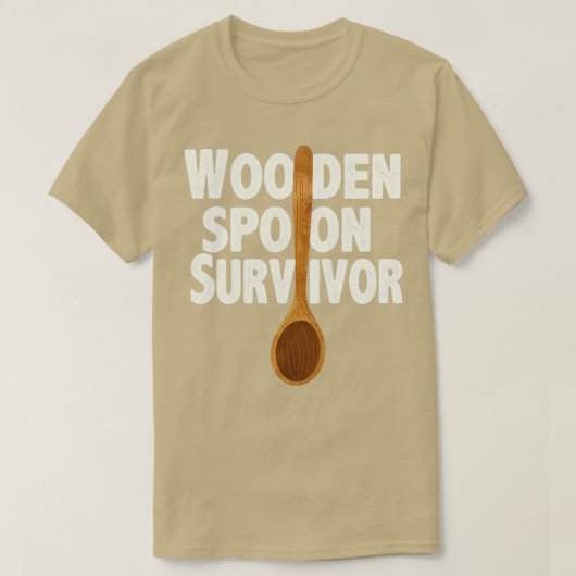 Überlebender Holzlöffel T-Shirt (Design vorne)