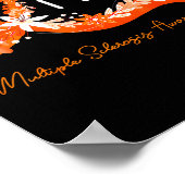 Überlebender I gewann orangefarbenes Band Multiple Poster (Ecke)