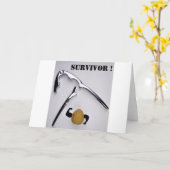 Überlebender ! karte (Gelbe Blume)