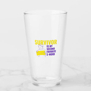 Überlebender männlicher Krebs Glas