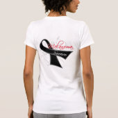 Überlebender - Melanom T-Shirt (Rückseite)