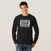Überlebender mit gebrochenem Oberschenkelknochen V T-Shirt (Vorne ganz)