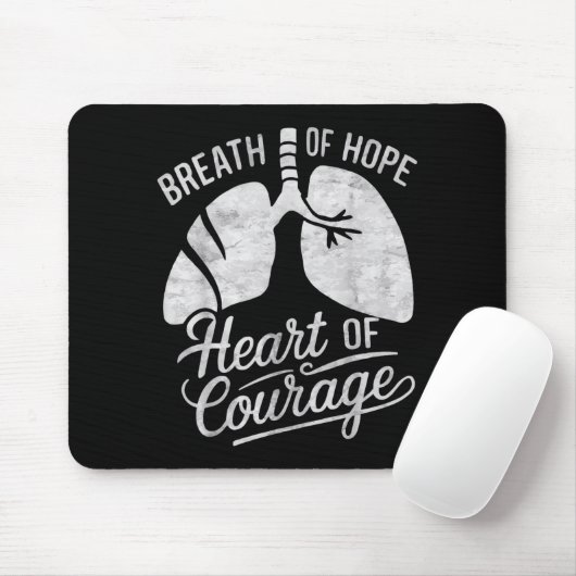 Überlebender mit Lungenkollaps Lungenerkrankung Pn Mousepad (Mit Mouse)