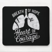 Überlebender mit Lungenkollaps Lungenerkrankung Pn Mousepad (Vorne)