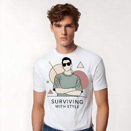 Überlebender mit Stil Tee