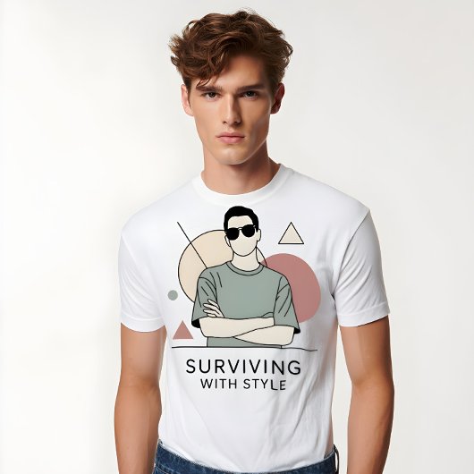 Überlebender mit Stil Tee