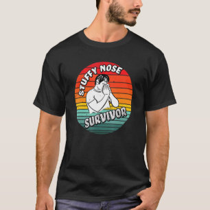 Überlebender mit verstopfter Nase Vintage Frauen M T-Shirt