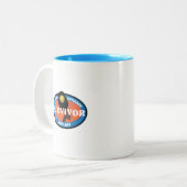 Überlebender Pickleball Zweifarbige Tasse (Vorderseite Links)