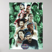 Überlebender Sieger in der alten Schule des Kriege Poster (Vorne)