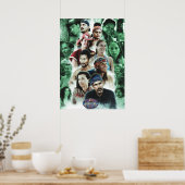 Überlebender Sieger in der alten Schule des Kriege Poster (Küche)