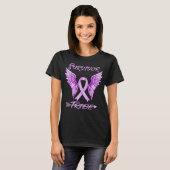 Überlebender Stamm leiomyosarcoma LMS Krieger T-Shirt (Vorne ganz)