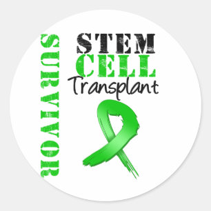 Überlebender - Stammzelle-Transplantation Runder Aufkleber
