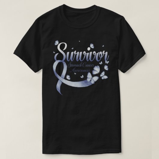 Überlebender Stomatenkrebs-Bewusstseinsstörung T-Shirt (Design vorne)