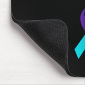 Überlebender Vater - Semikolon-Geschenk Suizidpräv Mousepad (Ecke)