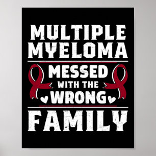 Überlebender von Blutkrebs Plasma-Zell-Myelom-Bewu Poster