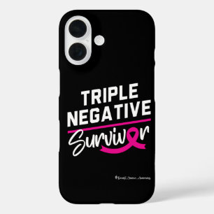 Überlebender von dreifach negativem Brustkrebs - B iPhone 16 Hülle