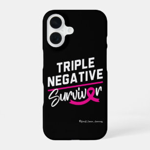 Überlebender von dreifach negativem Brustkrebs - B iPhone 16 Hülle