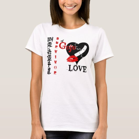 Überlebender von Goju LIEBE T-Shirt (Vorderseite)