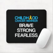 Überlebender von Kinderkrebs Unterstützer Krieger  Mousepad (Mit Mouse)