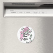 Überlebender von KRW Pink Ribbon Magnet (In Situ (Geschirrspüler))