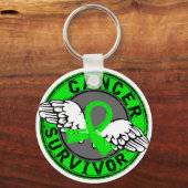Überlebendes 14 Non-Hodgkin-Lymphom Schlüsselanhänger (Vorderseite)