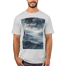 Überlebens Ehrgeiz Triumph Motivations-Shirt ll
