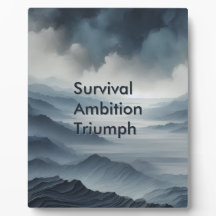 Überlebens Ehrgeiz Triumph Motivierend
