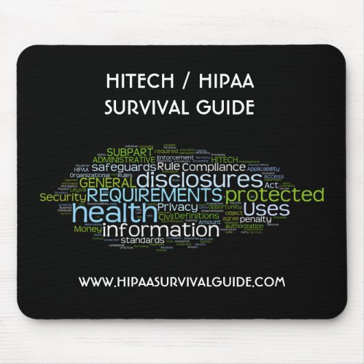 ÜBERLEBENS-FÜHRER DER HIGHTECHS-/HIPAA MOUSEPAD (Vorne)