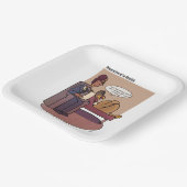 Überlebenschuld Pappteller (Gewinkelt)