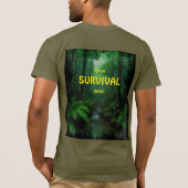 Überlebensfähigkeiten Präpper Survivalist SHTF Des T-Shirt (Rückseite)