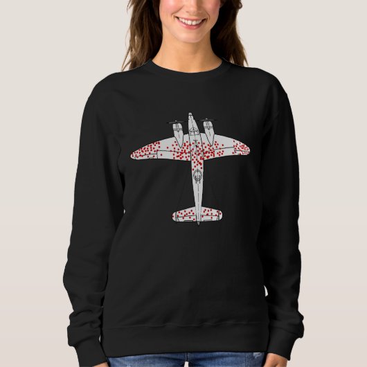 Überlebensfehler Logischer Fehler Selektionsfehler Sweatshirt (Vorderseite)