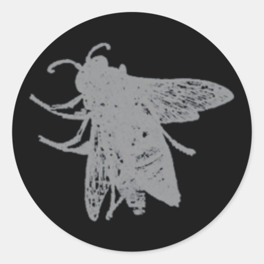 Überlebensfliegenaufkleber Runder Aufkleber (Vorderseite)