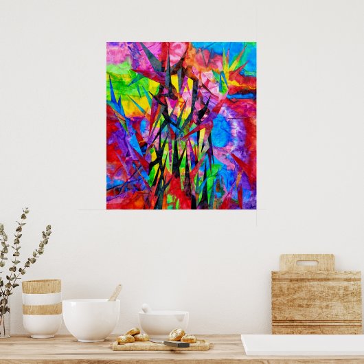 Überlebenshürden Poster (Küche)