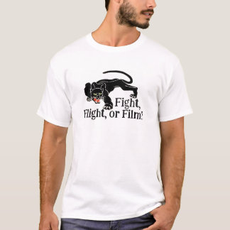 Überlebensinstinkt Kampf, Flucht oder Film? Entsch T-Shirt