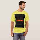 Überlebensmotivations-T-Shirt-Design T-Shirt (Vorne ganz)