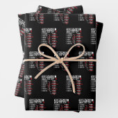 Überlebensregeln - Wilderness Quiz Geschenkpapier Set (Beispiel)